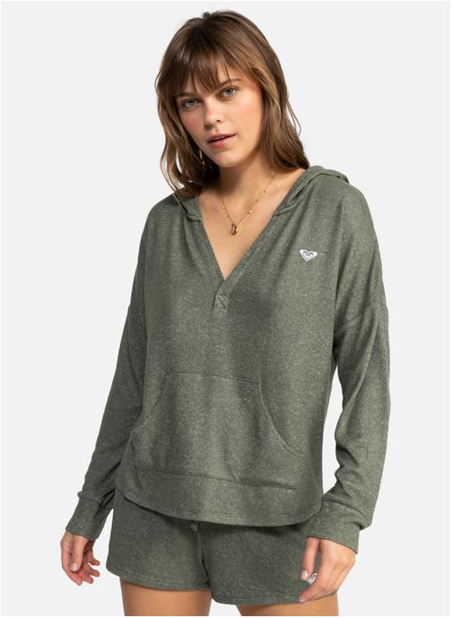 Roxy Sweats à capuche Saturdaze Cosy femme vert