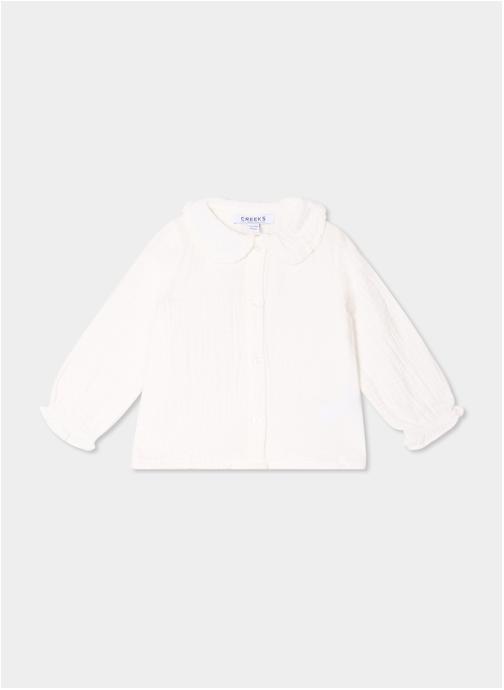 CREEKS Chemises Chemise, blouse - CREB2_BLANCA fille blanc