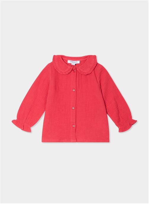 CREEKS Chemises Chemise, blouse - CREB2_BLANCA fille rouge