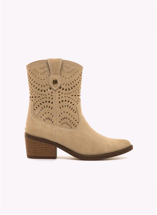 MTNG Bottines basses Bottines à talons Femme MTNG TANUBIS marron femme beige