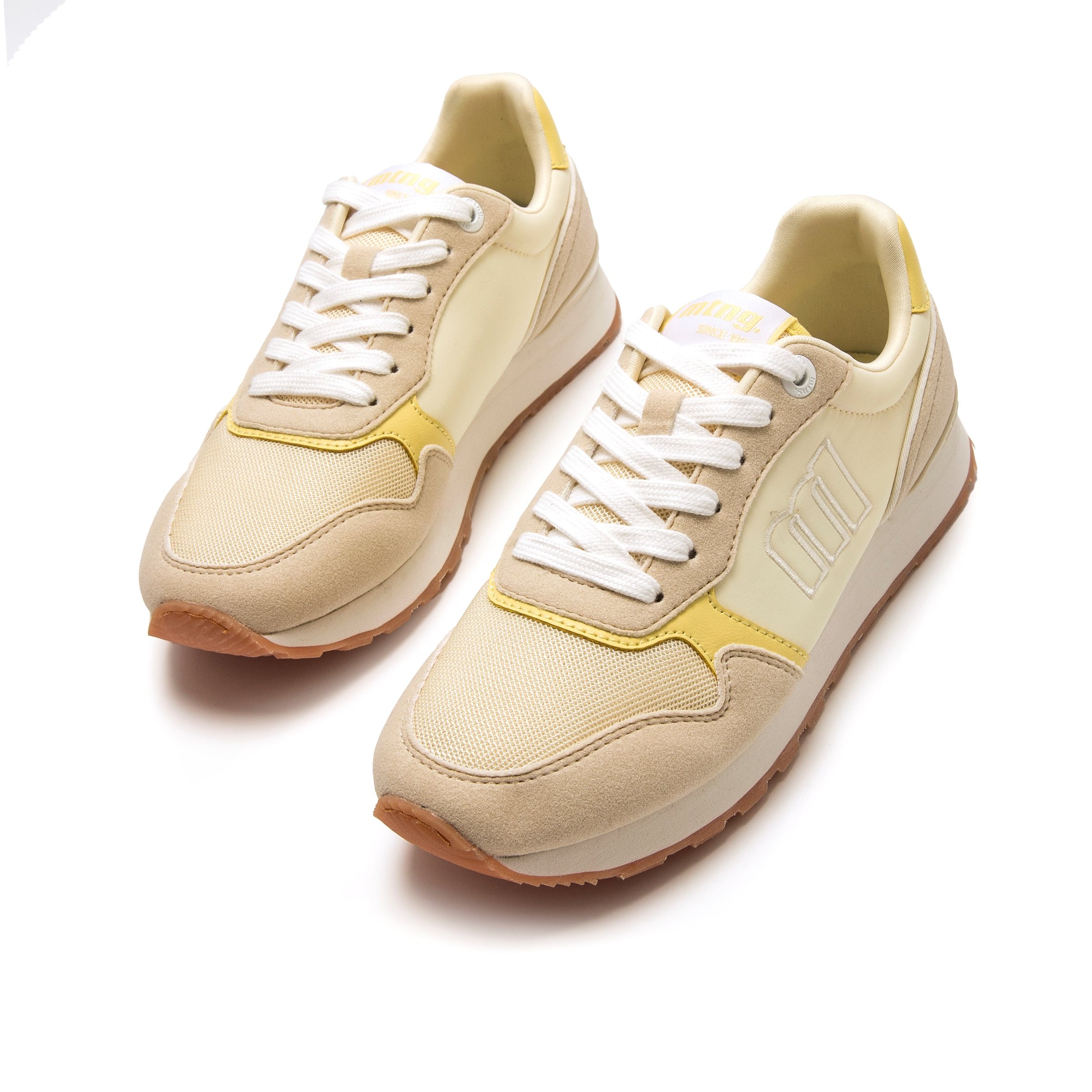 Baskets basses Sneakers Femme MTNG JOGGO blanc femme jaune MTNG Baskets basses Sneakers Femme MTNG JOGGO blanc femme jaune Jaune clair