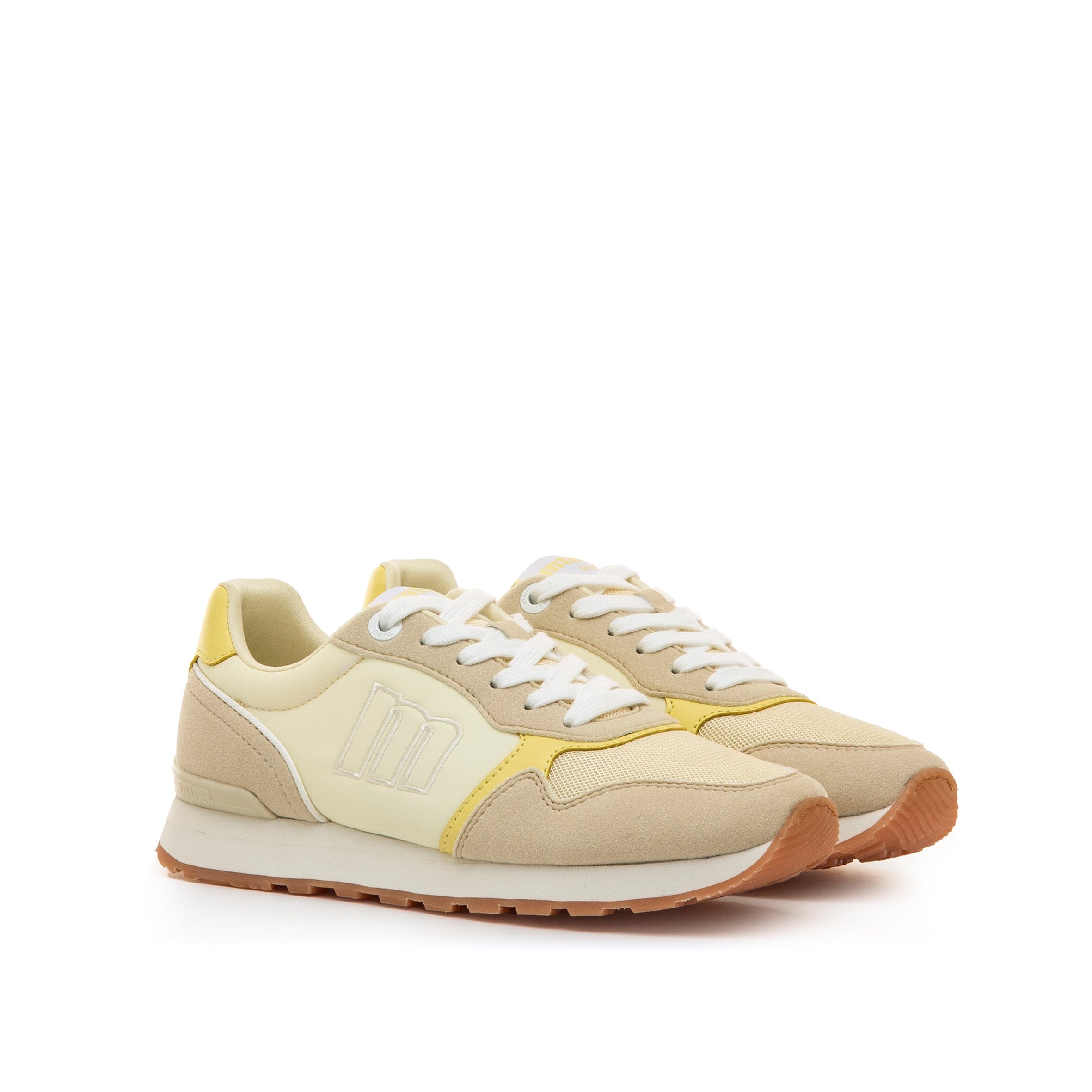Baskets basses Sneakers Femme MTNG JOGGO blanc femme jaune MTNG Baskets basses Sneakers Femme MTNG JOGGO blanc femme jaune Jaune clair