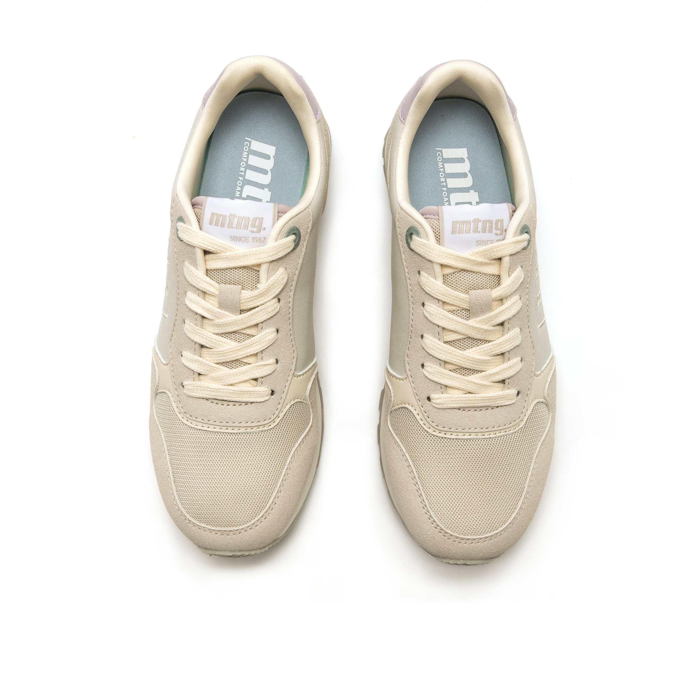 Baskets basses Sneakers Femme MTNG JOGGO CLASSIC blanc femme marron MTNG Baskets basses Sneakers Femme MTNG JOGGO CLASSIC blanc femme marron Taupe