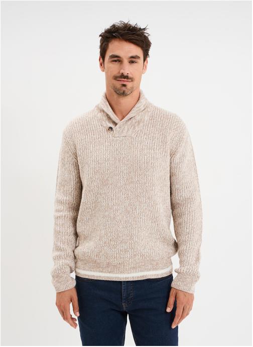 CREEKS Pulls Pull - CRE1CHALET homme beige