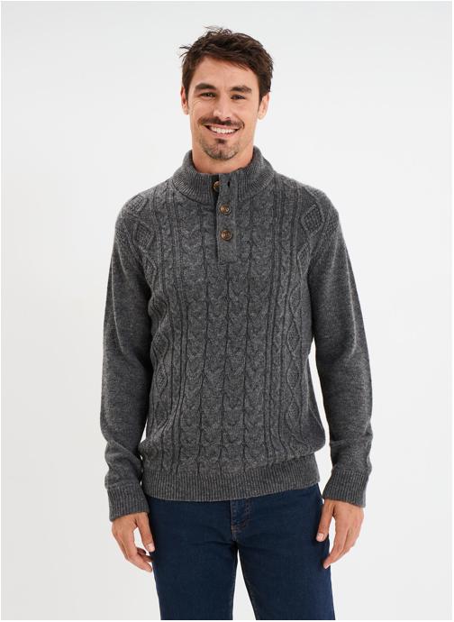 CREEKS Pulls Pull - CRE1SWAPPO homme gris