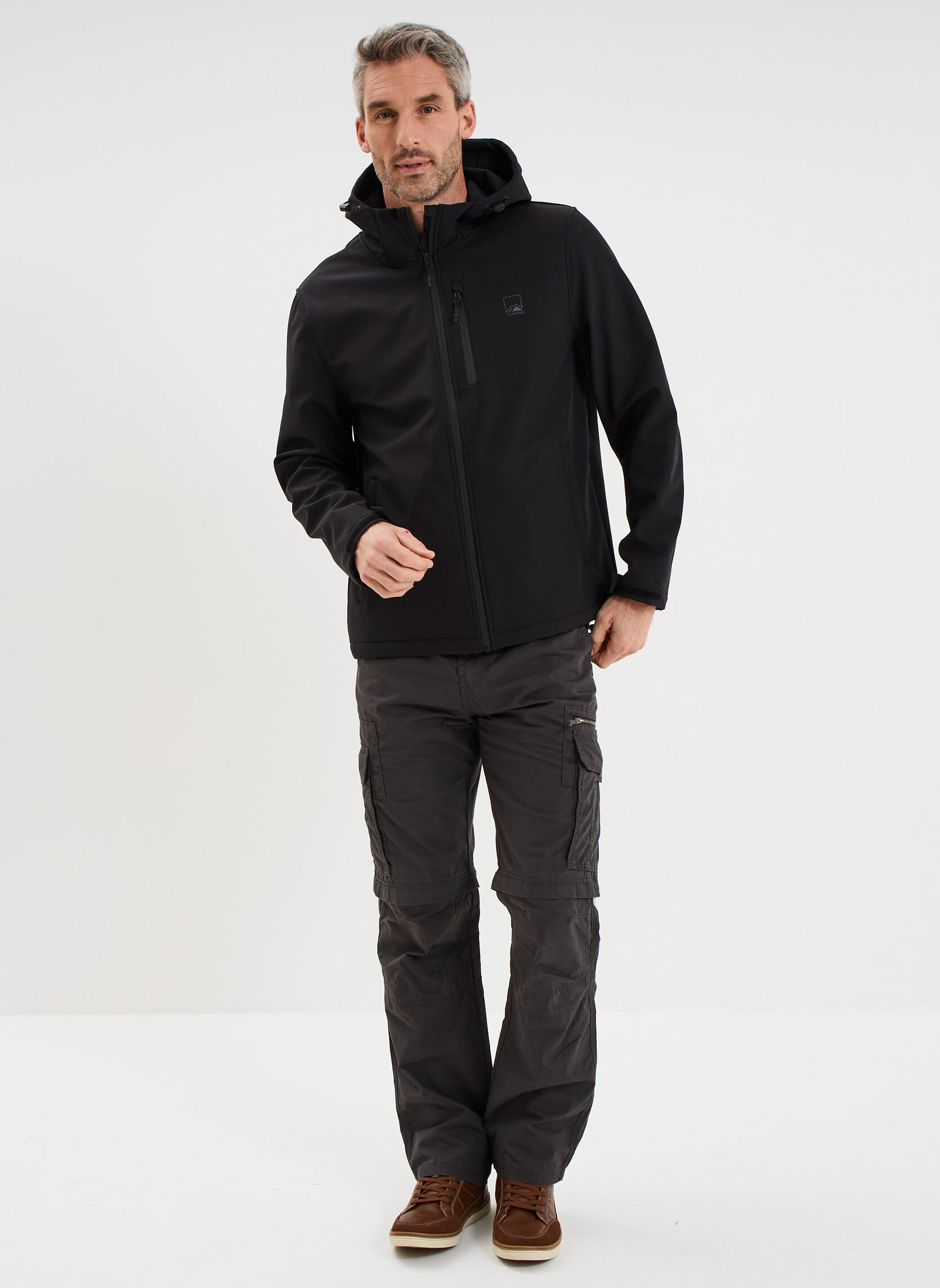 Blousons Blouson - TRA1GSOFT homme noir Trappeur Blousons Blouson - TRA1GSOFT homme noir Noir