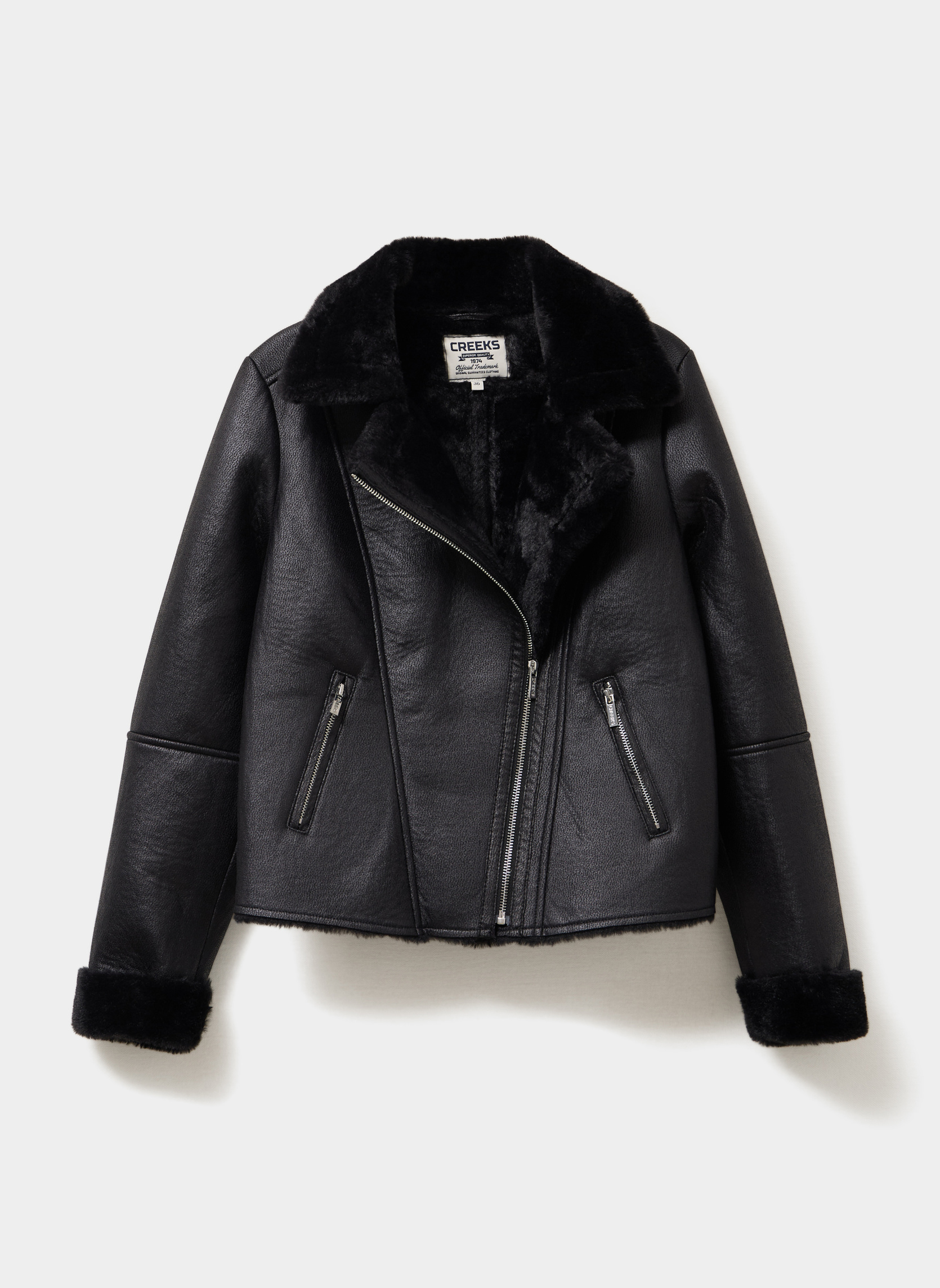 Blousons Veste - CRE3_GAVION femme noir CREEKS Blousons Veste - CRE3_GAVION femme noir Noir