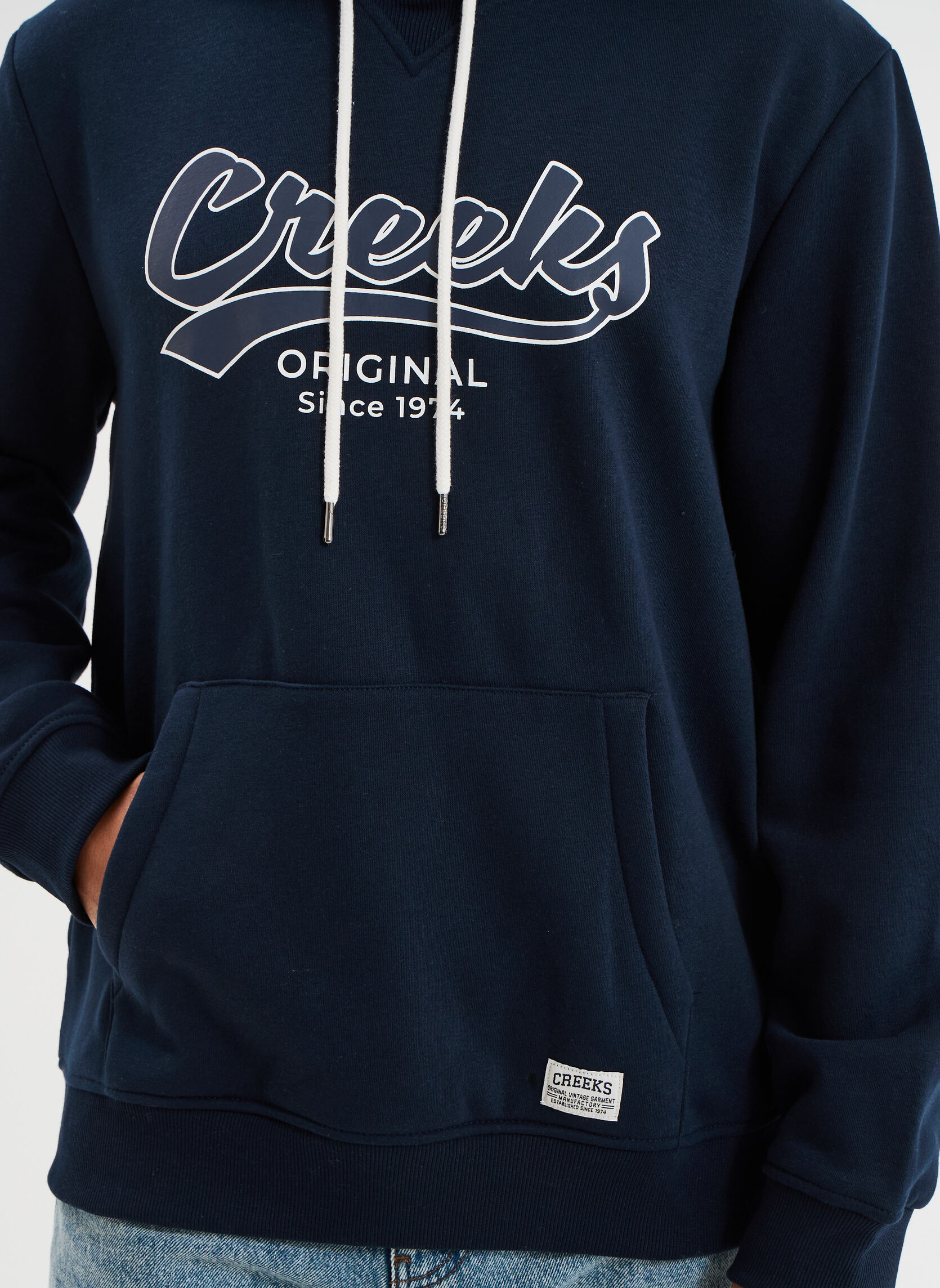 Sweats à capuche Sweat - CRE1SIMON_SKYCAPTAIN homme bleu CREEKS Sweats à capuche Sweat - CRE1SIMON_SKYCAPTAIN homme bleu Bleu marine