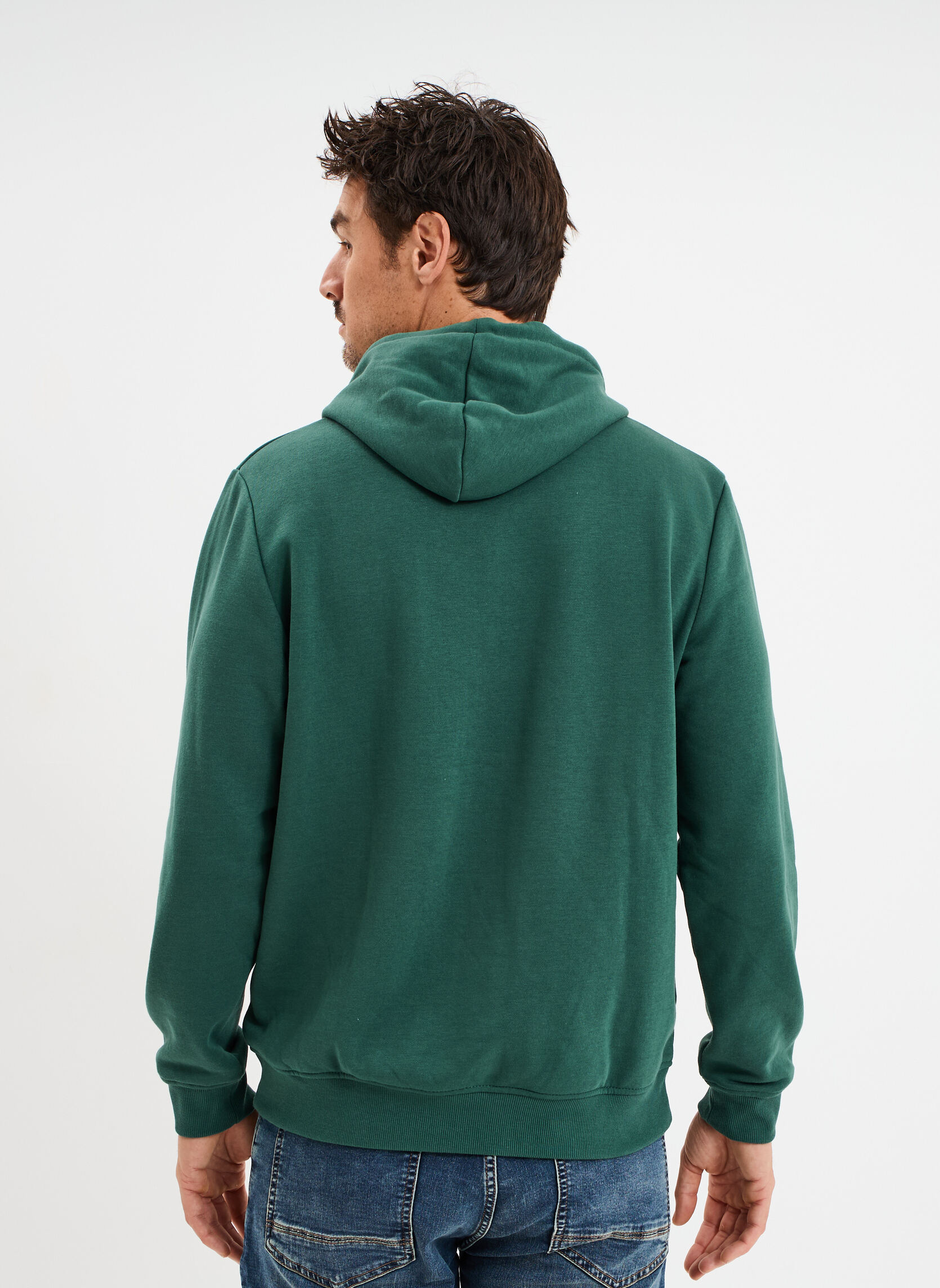 Sweats à capuche Sweat - CRE1SIMON_BISTRO homme vert CREEKS Sweats à capuche Sweat - CRE1SIMON_BISTRO homme vert Vert foncé