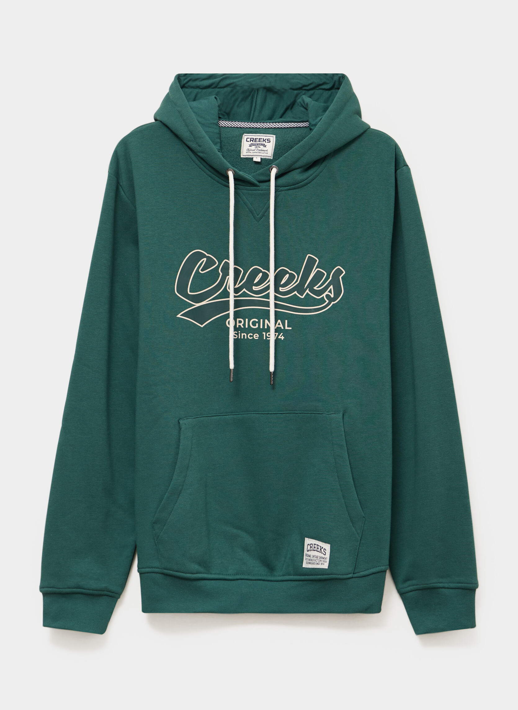 Sweats à capuche Sweat - CRE1SIMON_BISTRO homme vert CREEKS Sweats à capuche Sweat - CRE1SIMON_BISTRO homme vert Vert foncé