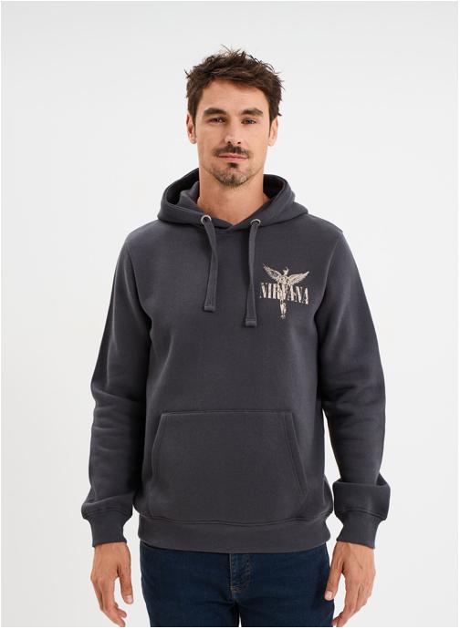 Nirvana Sweats à capuche Sweat - STONE_MISSOURI_NIRVANA homme gris