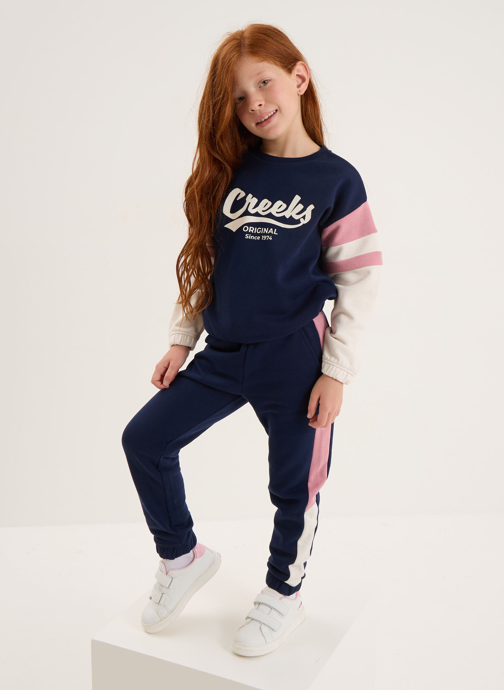 Ensembles CRE4_STAFF_ORIGINAL fille bleu CREEKS Ensembles CRE4_STAFF_ORIGINAL fille bleu Bleu marine