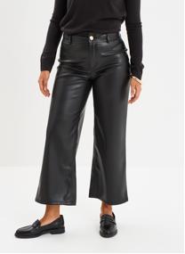 Pantalons droit Pantalon - MOS3_PMARINCUIR femme noir Mosquitos Pantalons droit Pantalon - MOS3_PMARINCUIR femme noir Noir