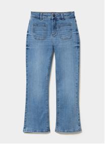 Jeans droits Jean - CRE4_DFLAMME fille bleu CREEKS Jeans droits Jean - CRE4_DFLAMME fille bleu Bleu denim