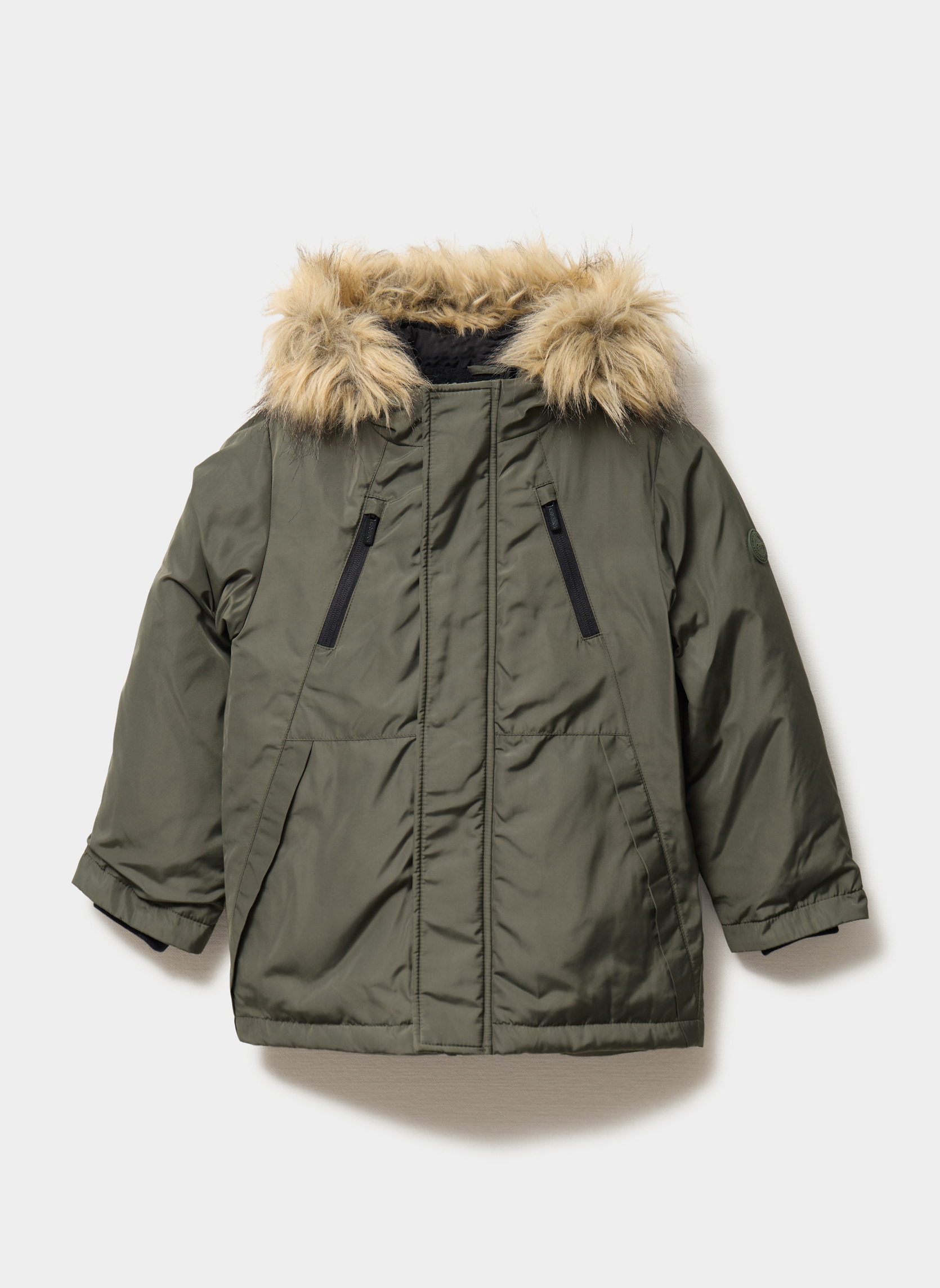 Parkas CRE2PACOMESHERP garçon vert CREEKS Parkas CRE2PACOMESHERP garçon vert Kaki