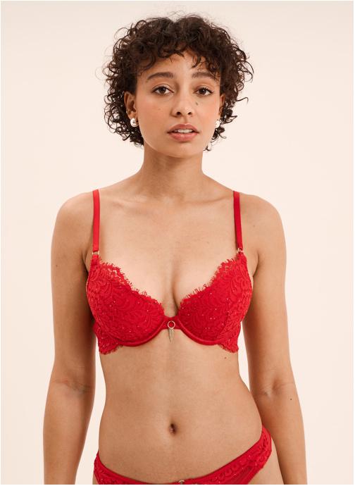 Mosquitos Brassières Soutien-gorge - PRECIEUSEPMWBPLUNGEMAXPU femme rouge