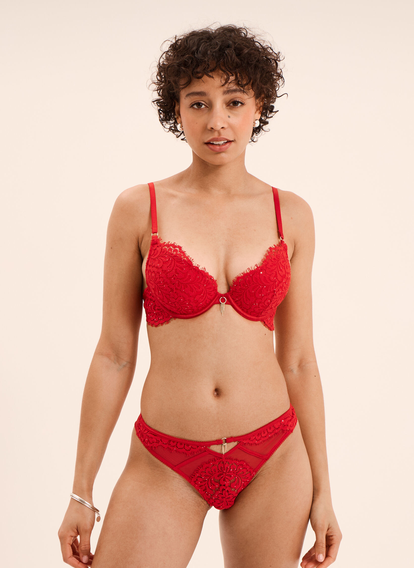 Brassières PRECIEUSEPMWBPLUNGEMAXPU femme rouge Mosquitos Brassières PRECIEUSEPMWBPLUNGEMAXPU femme rouge Rouge