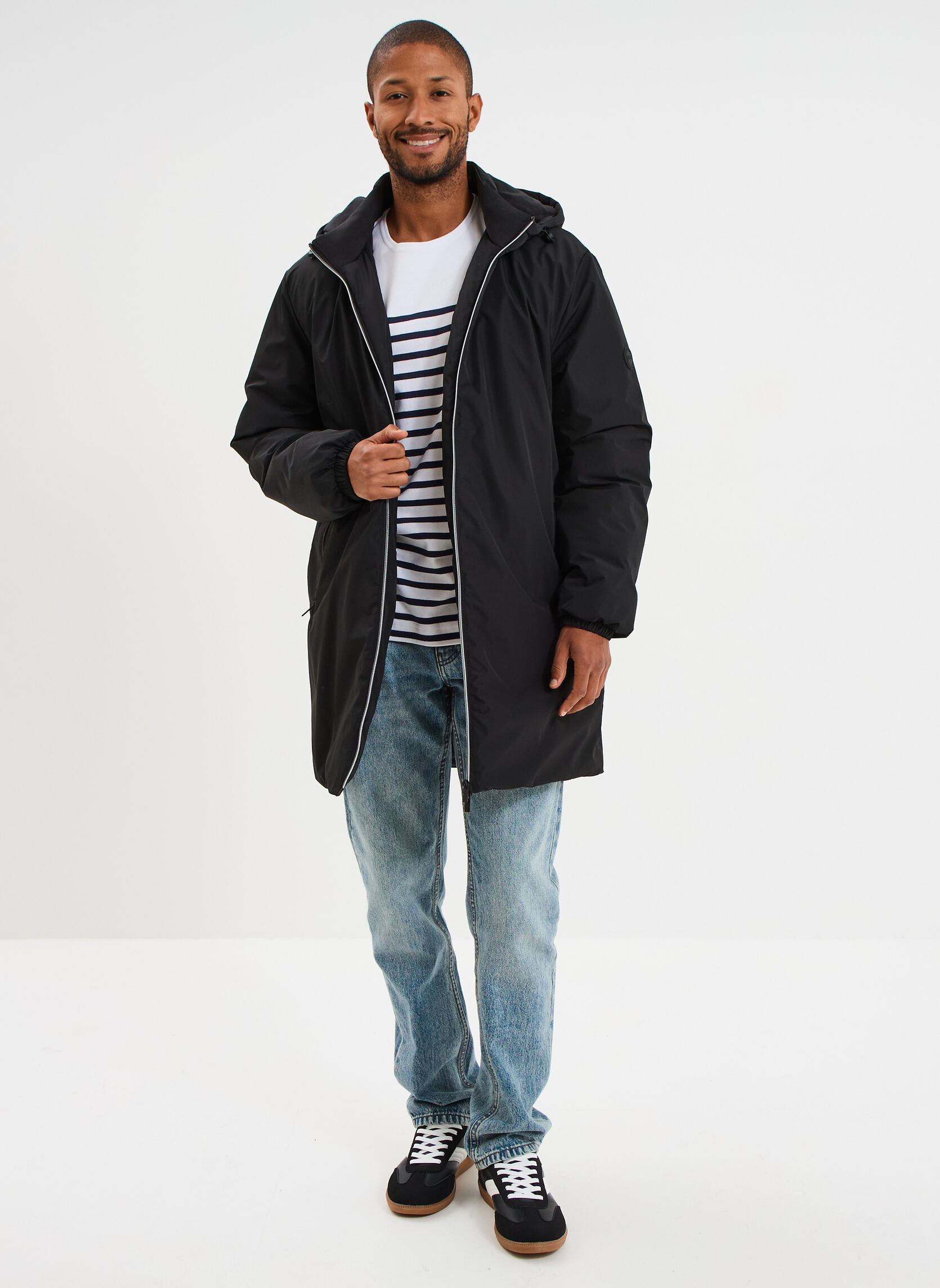 Vestes imperméables Manteau - CRE1PARKER homme noir CREEKS Vestes imperméables Manteau - CRE1PARKER homme noir Noir
