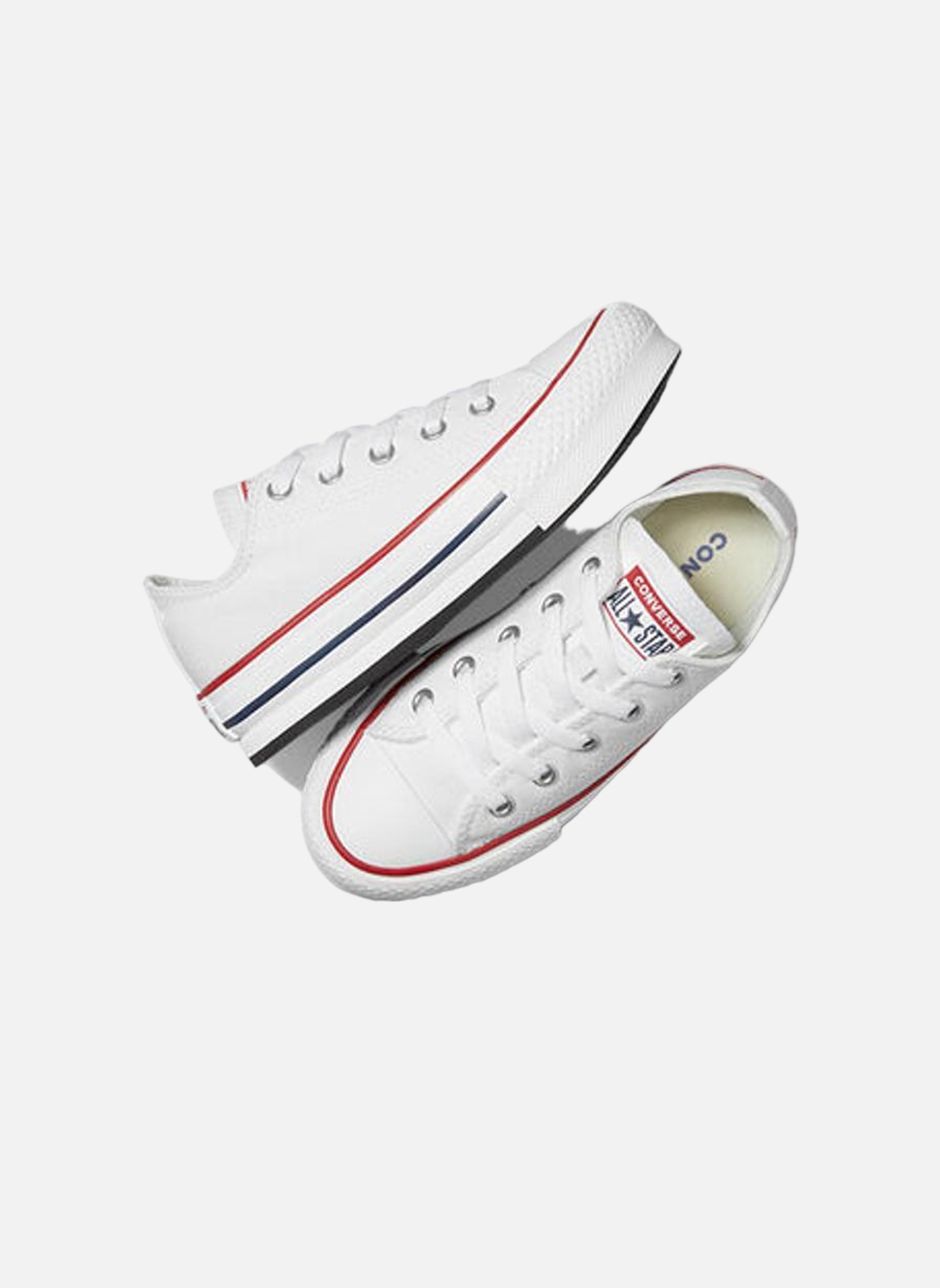 Baskets basses Basses Ctas Platfo Ox garçon blanc Converse Baskets basses Basses Ctas Platfo Ox garçon blanc Blanc
