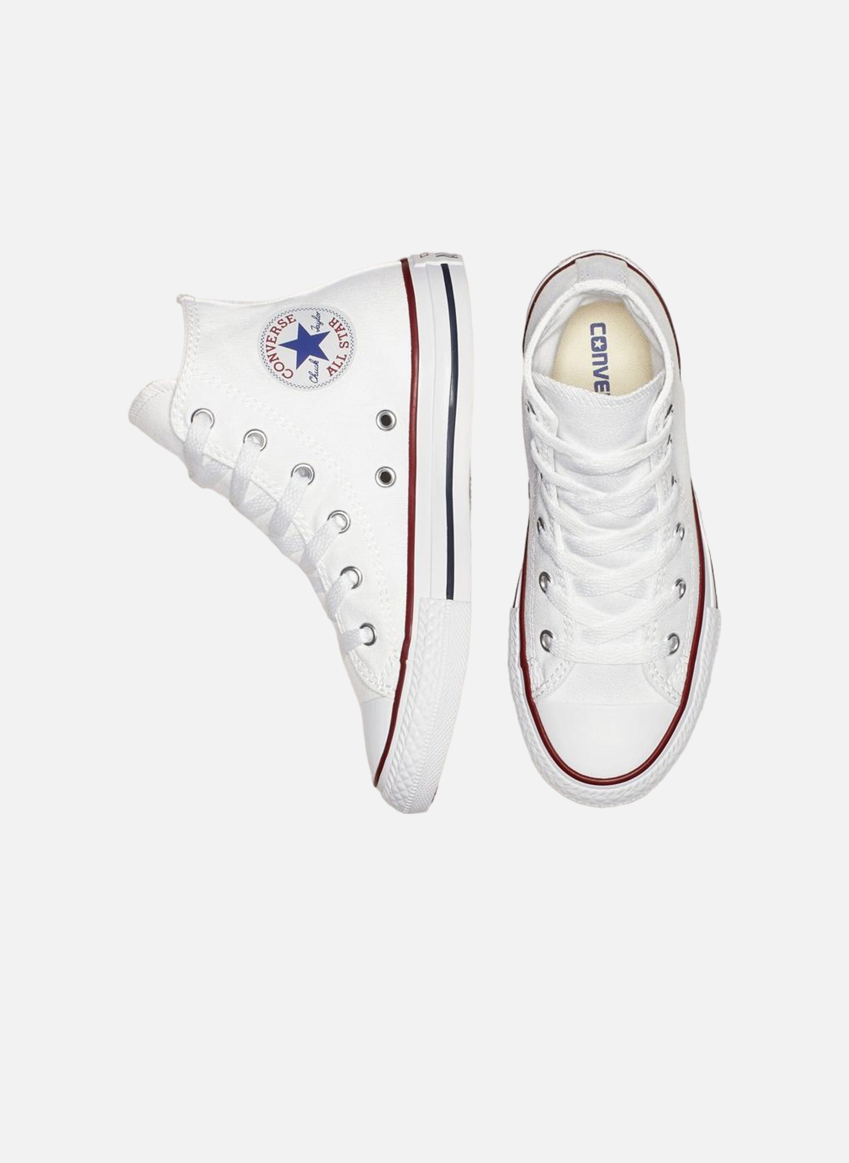 Baskets basses Chuck Taylor All Star High garçon blanc Converse Baskets basses Chuck Taylor All Star High garçon blanc Blanc