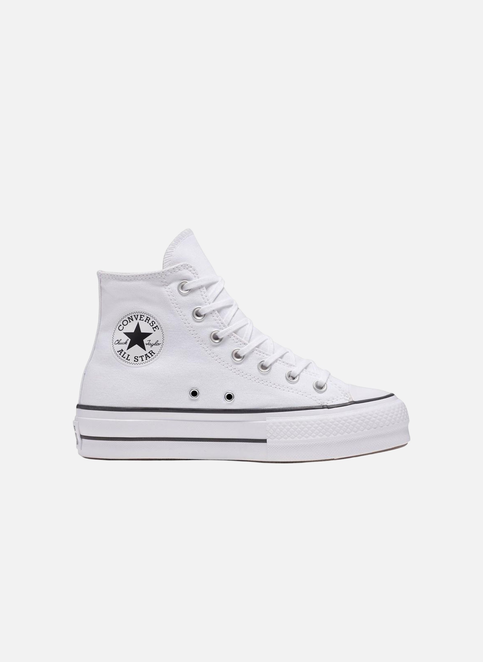 Baskets basses Chuck Taylor All Star Lift Platform femme blanc Converse Baskets basses Chuck Taylor All Star Lift Platform femme blanc Blanc