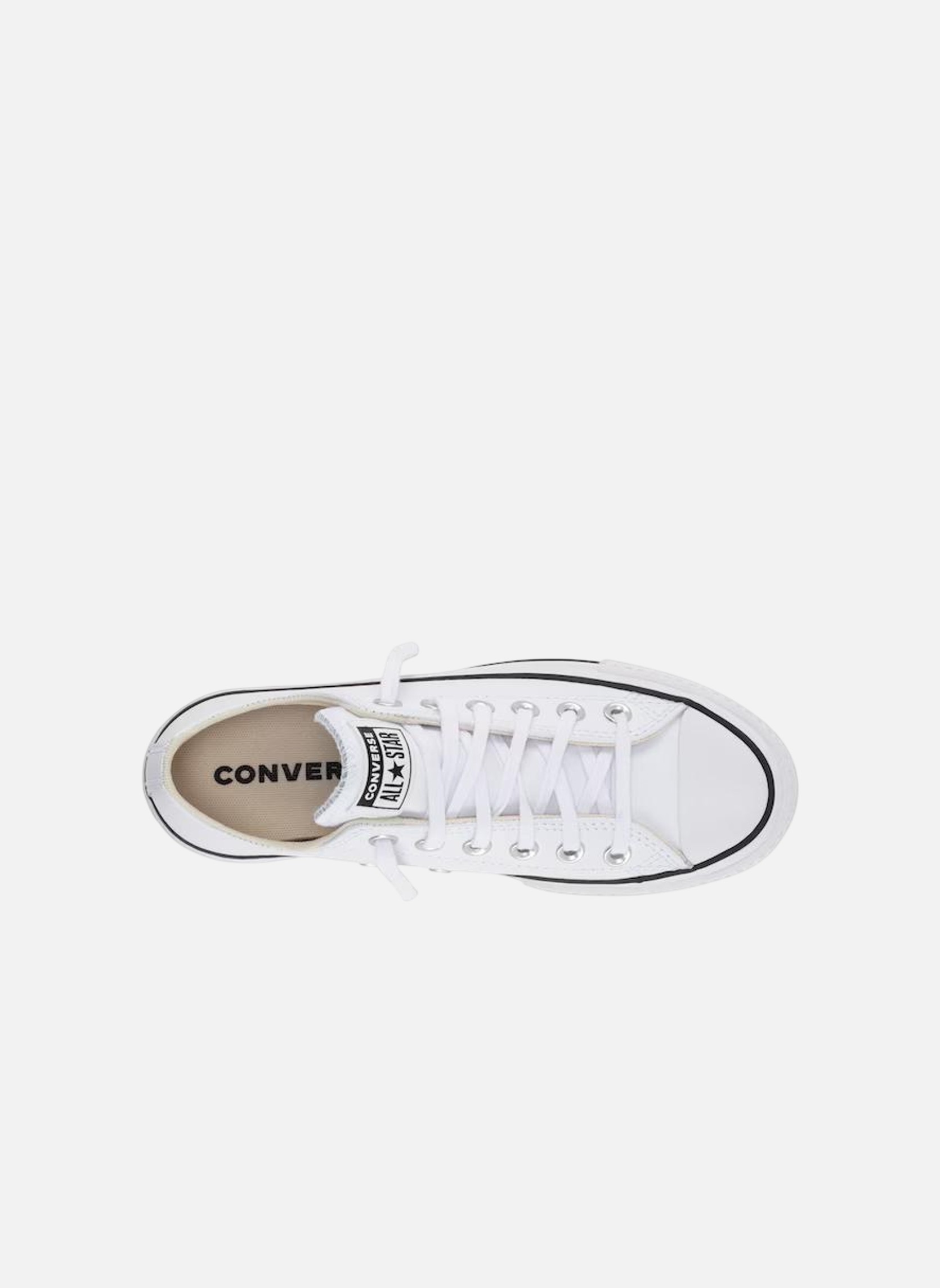 Baskets basses Chuck Taylor All Star Lift Platform femme blanc Converse Baskets basses Chuck Taylor All Star Lift Platform femme blanc Blanc