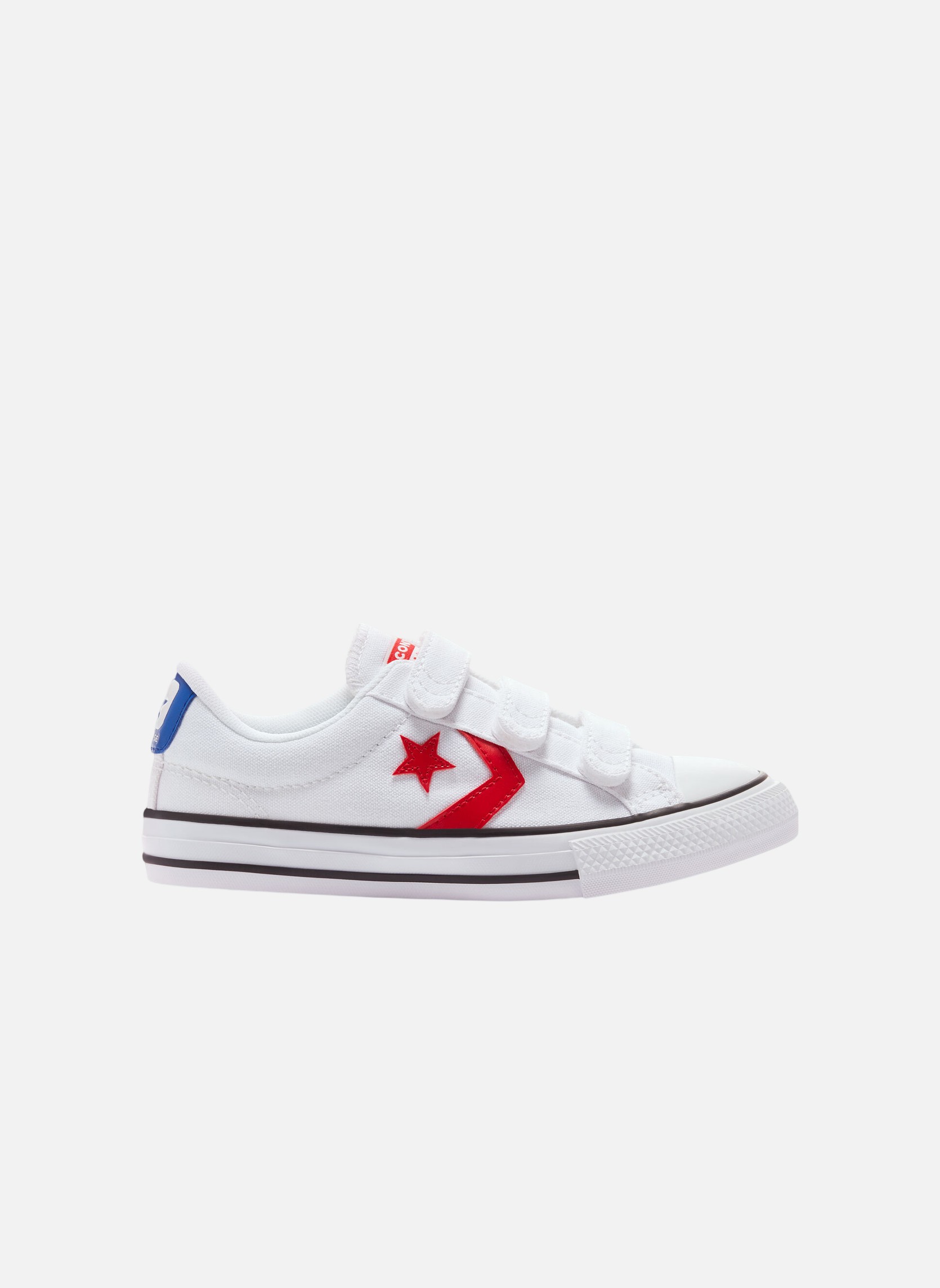Baskets basses Star Player 3V C garçon blanc Converse Baskets basses Star Player 3V C garçon blanc Blanc & rouge