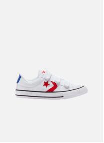 Baskets basses Star Player 3V C garçon blanc Converse Baskets basses Star Player 3V C garçon blanc Blanc & rouge