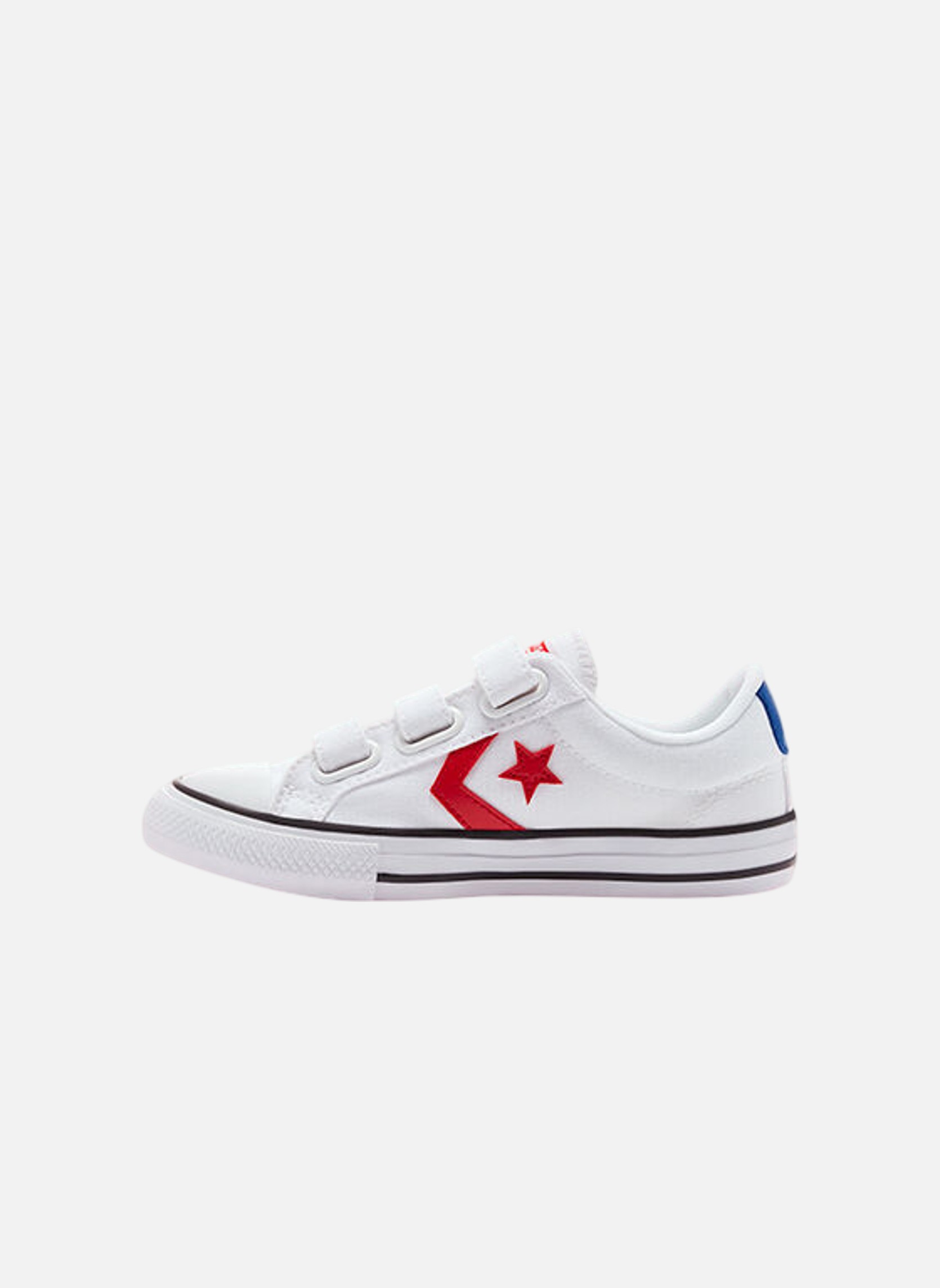 Baskets basses Star Player 3V C garçon blanc Converse Baskets basses Star Player 3V C garçon blanc Blanc & rouge