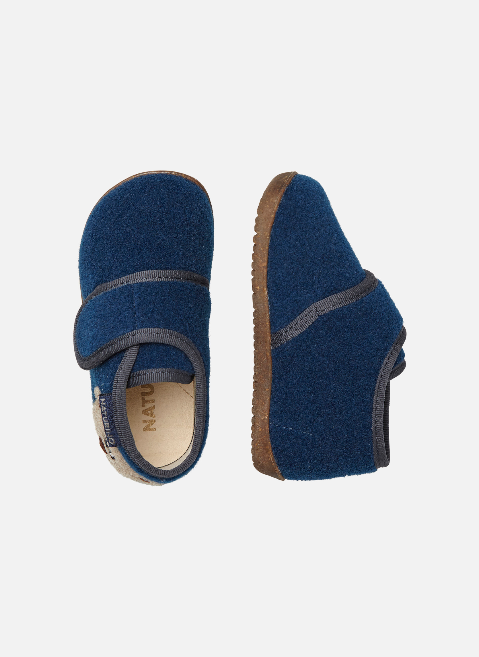 Chaussons Rohde Femme Taille 37 - Mules Bleu Marine En Tissu - Neufs