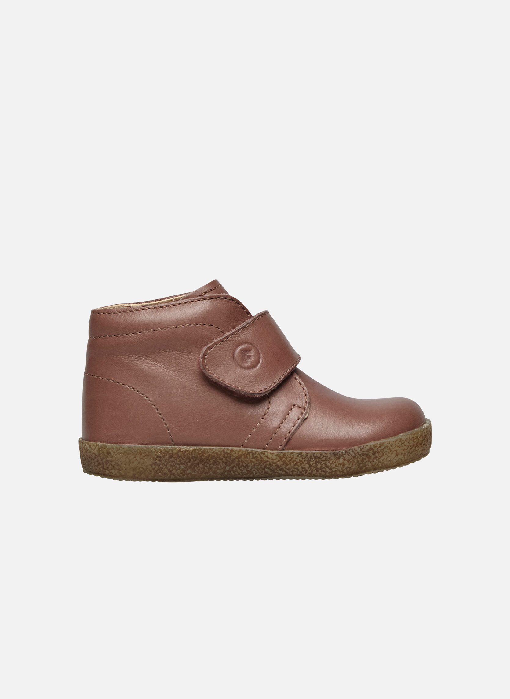 Falcotto Conte VL Shoe in Brushed Nappa Leather with Velcro Fastening