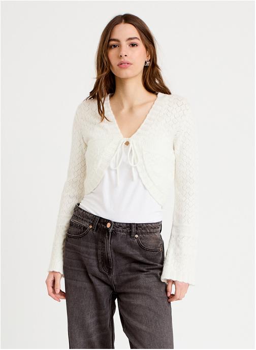 Cache Cache Gilets BOLEROCHAUD femme blanc