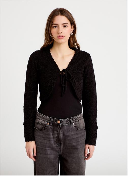 Cache Cache Gilets BOLEROCHAUD femme noir