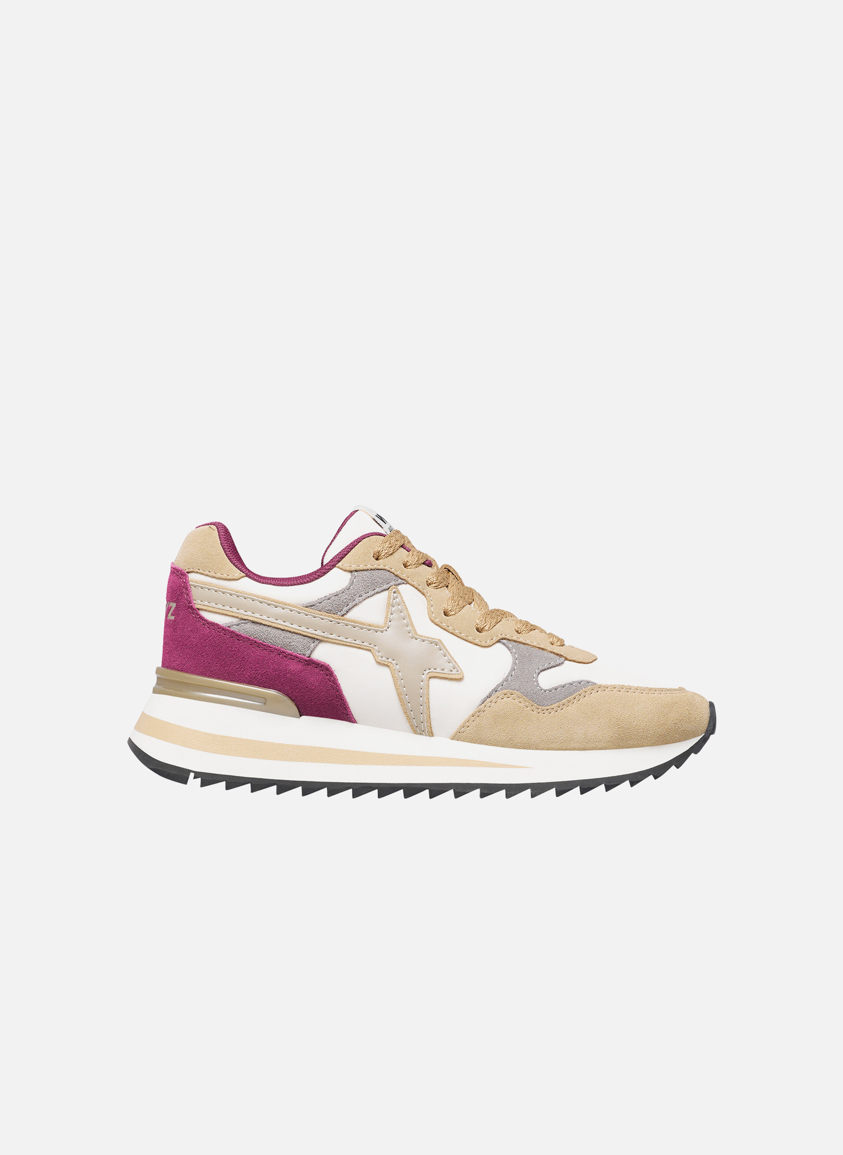Baskets basses Sneakers YAK-W. Blanc-Beige- femme multicolore W6YZ Baskets basses Sneakers YAK-W. Blanc-Beige- femme multicolore Multicouleur