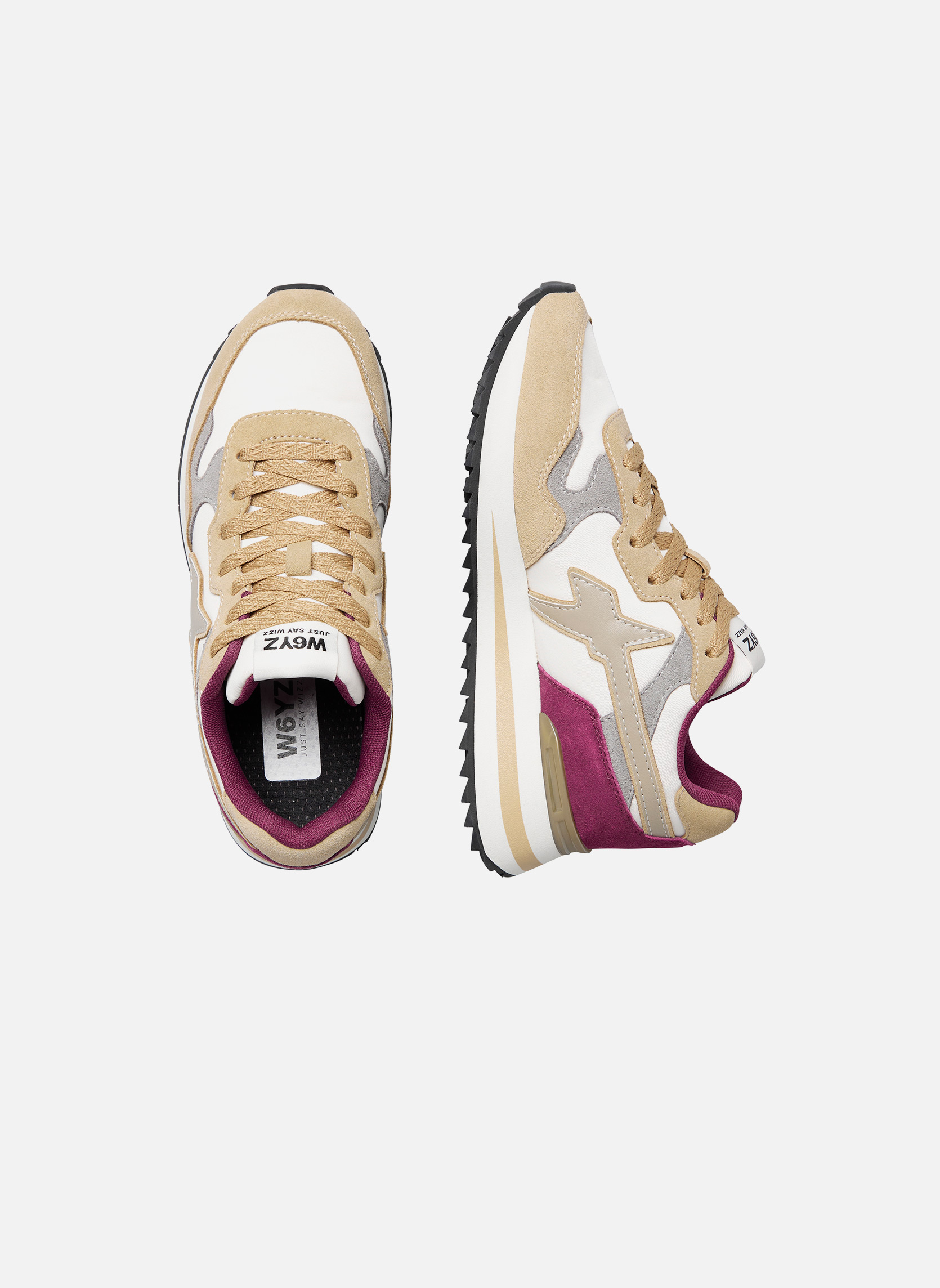 Baskets basses Sneakers YAK-W. Blanc-Beige- femme multicolore W6YZ Baskets basses Sneakers YAK-W. Blanc-Beige- femme multicolore Multicouleur