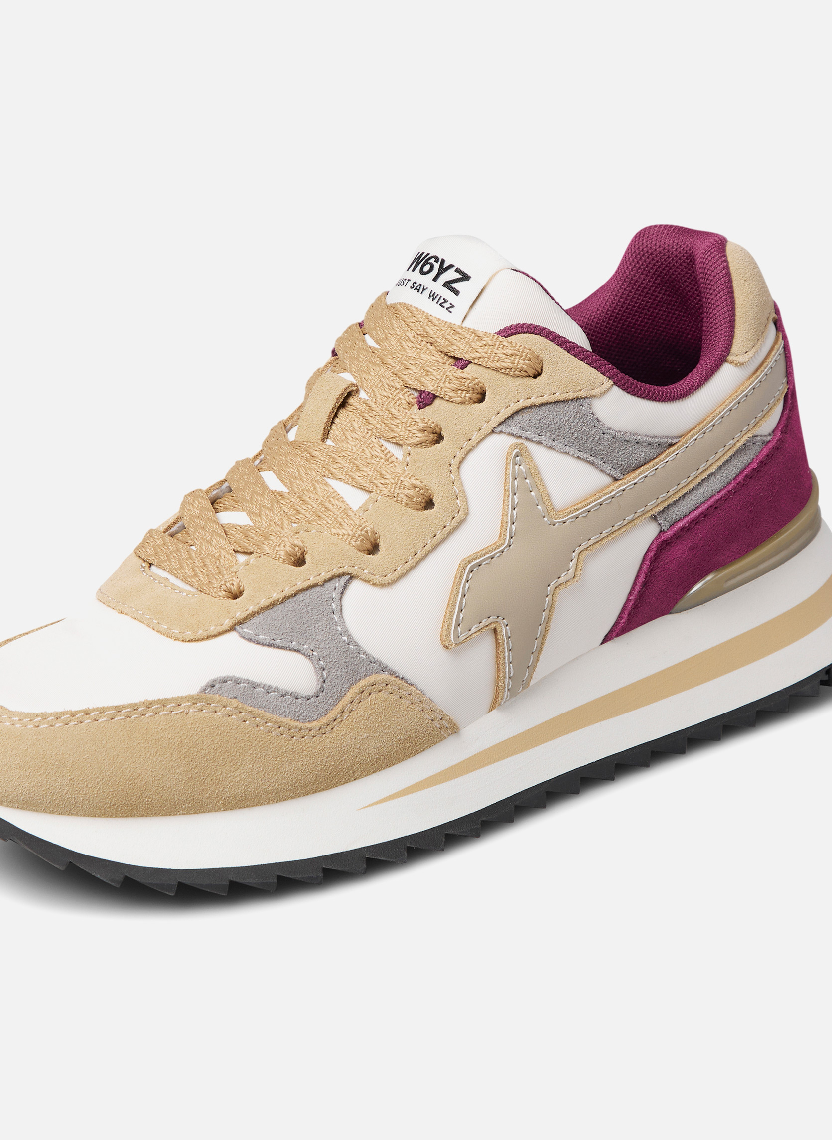 Baskets basses Sneakers YAK-W. Blanc-Beige- femme multicolore W6YZ Baskets basses Sneakers YAK-W. Blanc-Beige- femme multicolore Multicouleur