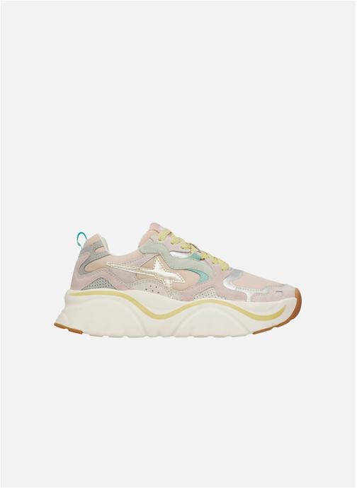 W6YZ Baskets basses Sneakers MIA-W. Brown Beige Dark Brown femme rose