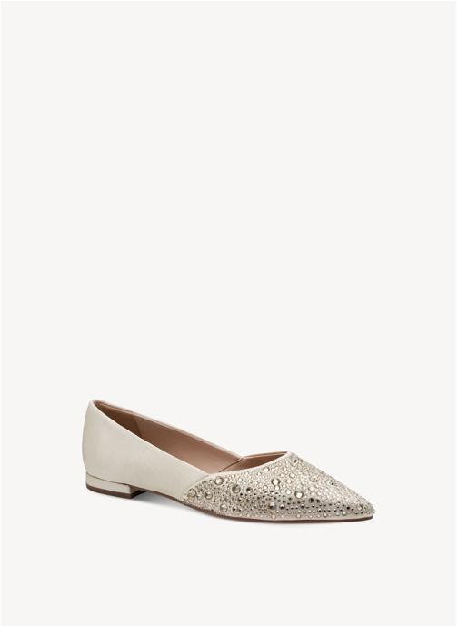 Tamaris Ballerines classiques 1-22156-46 femme blanc