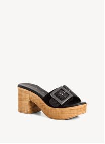 Mules 1-27208-46 femme noir Tamaris Mules 1-27208-46 femme noir Noir