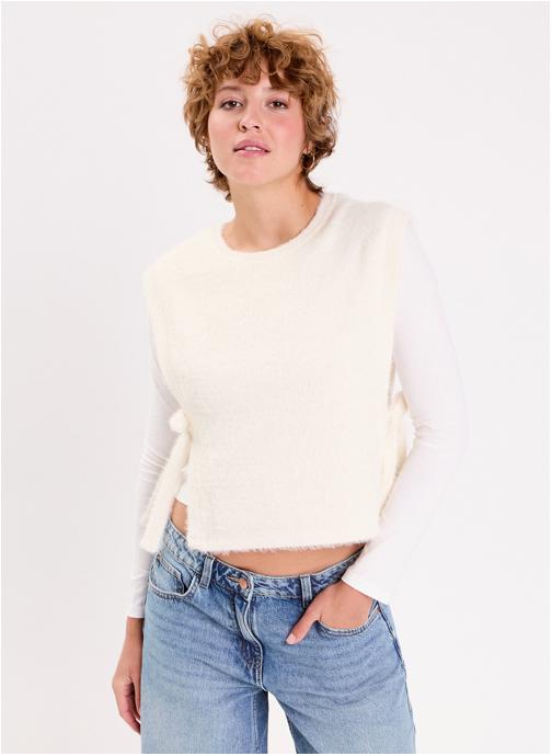 Cache Cache Tops LDOU2EN1 femme blanc