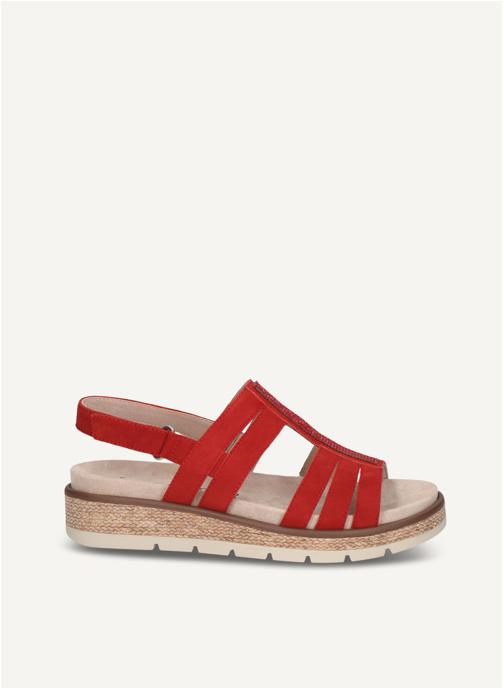 Caprice Sandales 9-28752-46 femme rouge