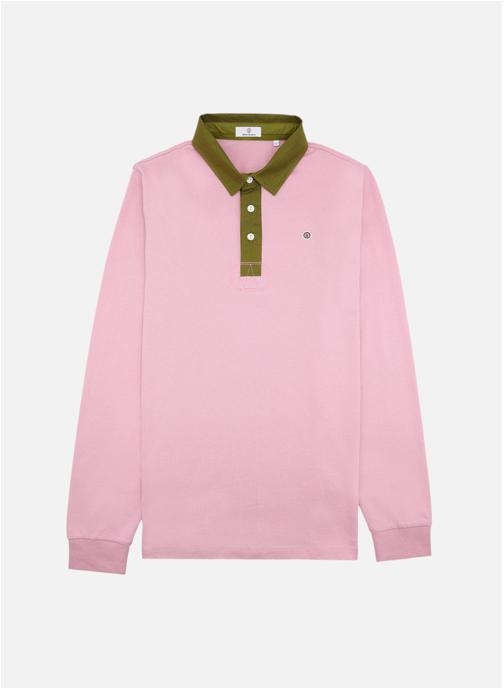 Serge Blanco Polos Polo ML homme rose