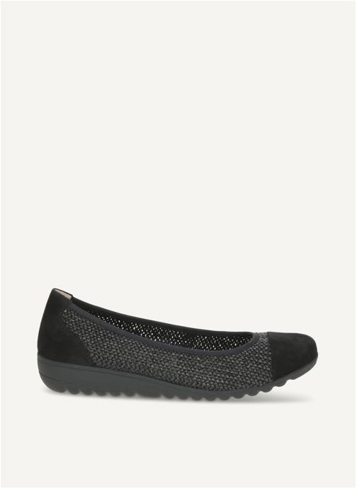Caprice Ballerines classiques 9-22123-46 femme noir