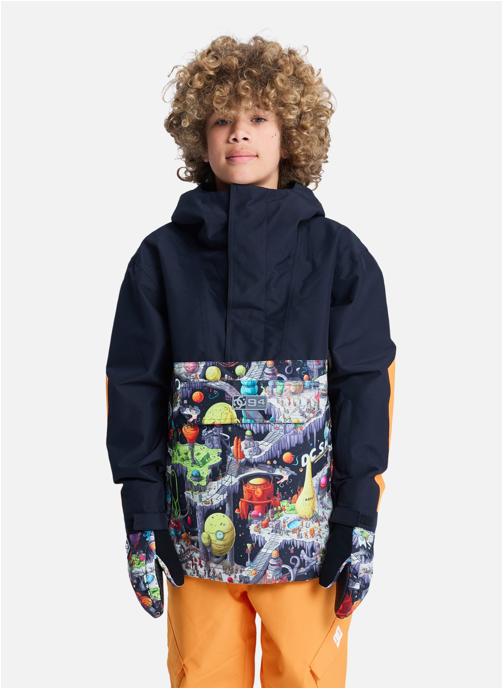 DC Shoes Vestes imperméables et coupe-vents Anorak technique ski/snowboard. garçon noir