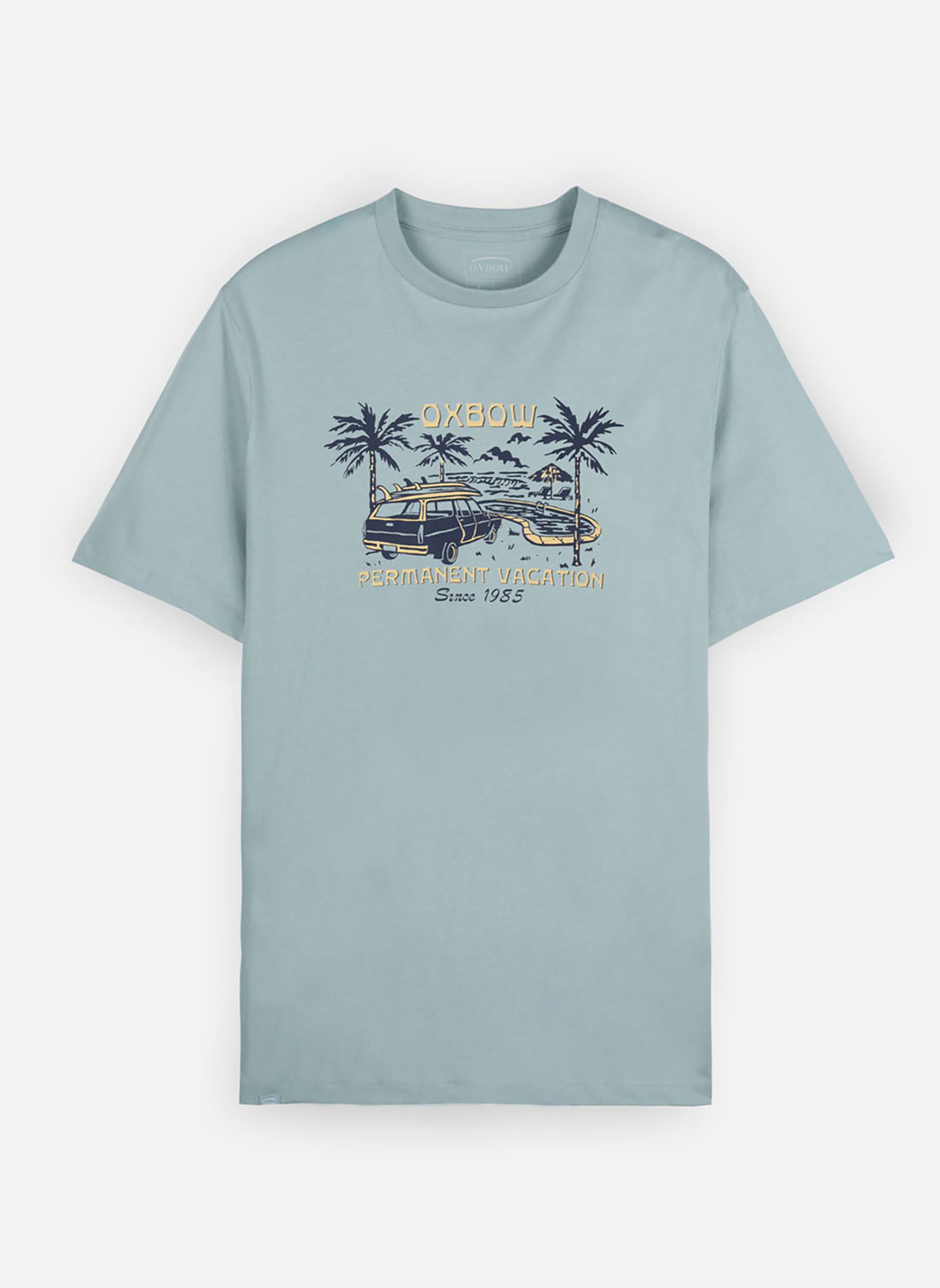 Tee-shirts ONTRIP homme bleu Oxbow Tee-shirts ONTRIP homme bleu Bleu clair