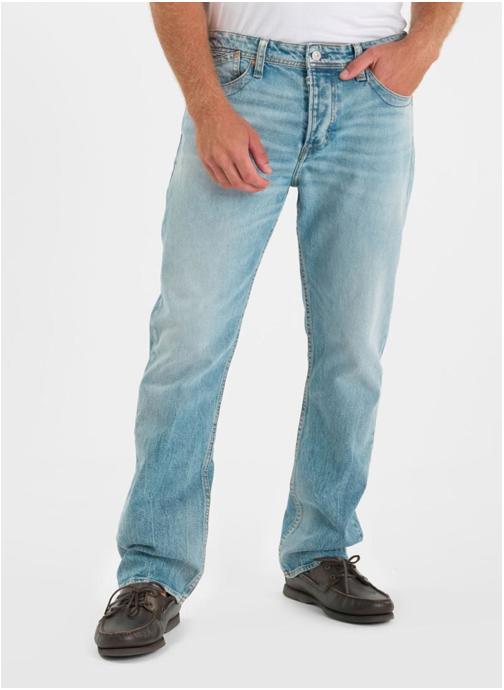 Le temps des cerises Jeans droit Jeans loose Blue homme bleu