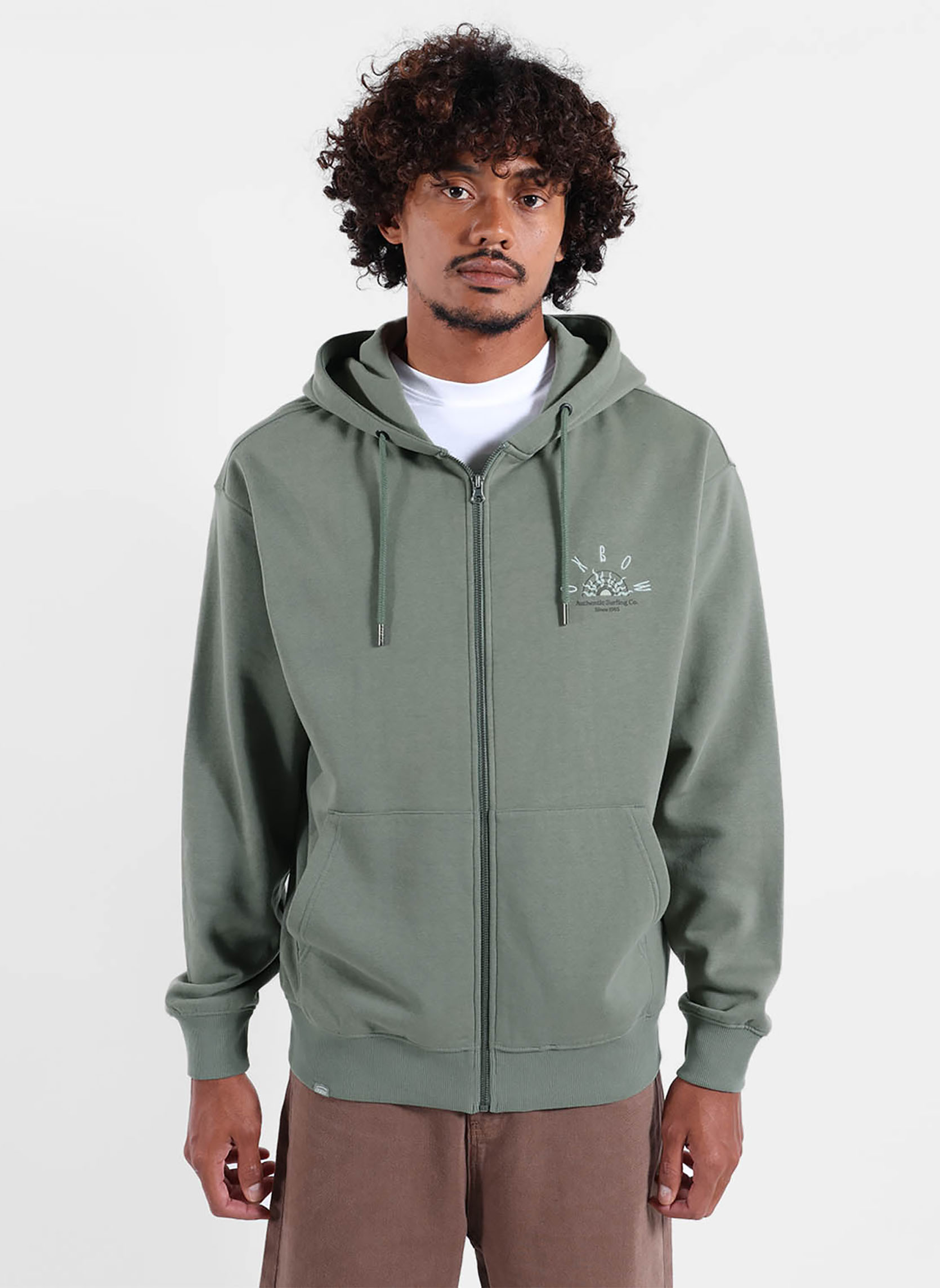 Sweats à capuche SANDBAR homme vert Oxbow Sweats à capuche SANDBAR homme vert Kaki