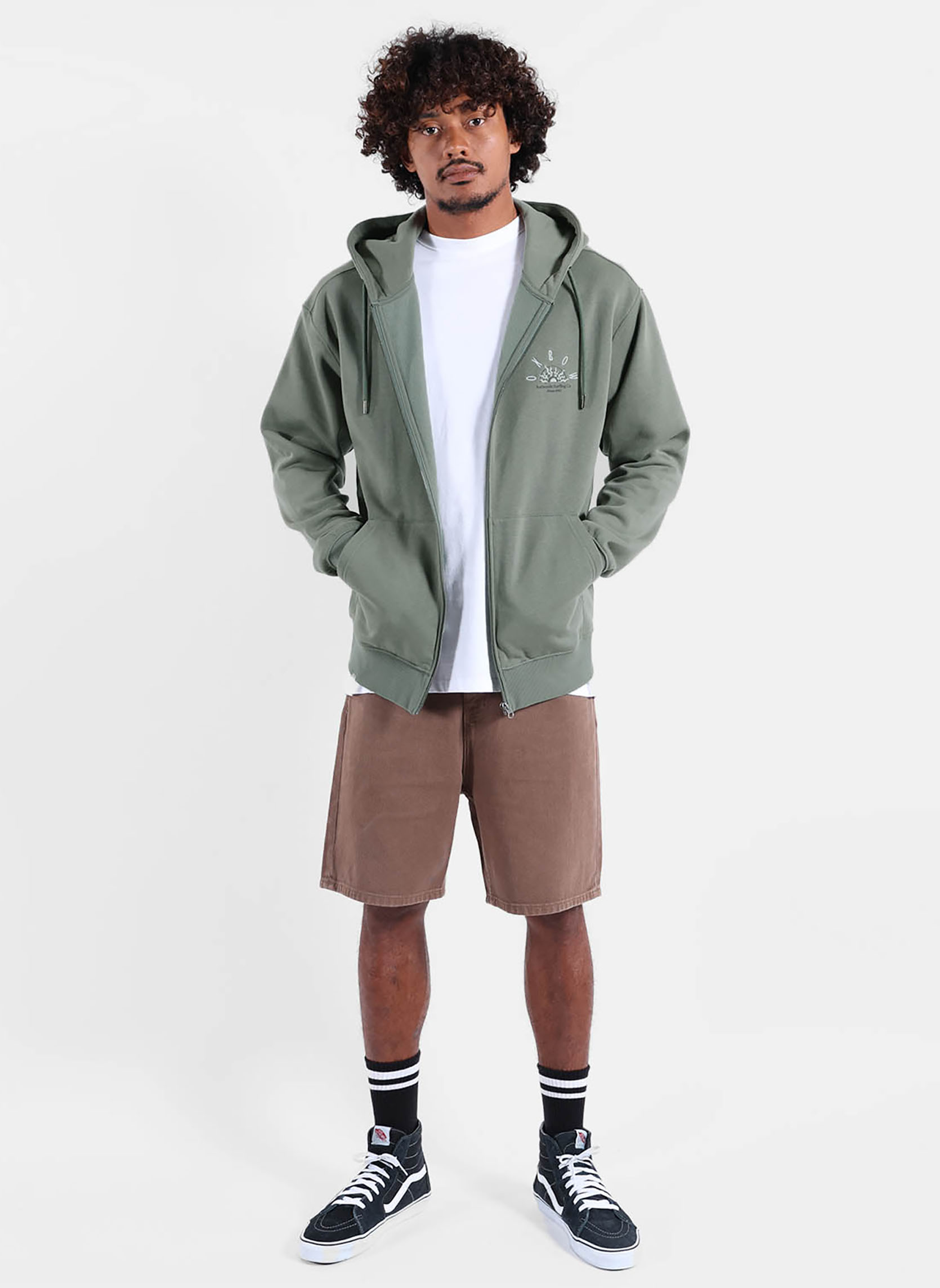 Sweats à capuche SANDBAR homme vert Oxbow Sweats à capuche SANDBAR homme vert Kaki