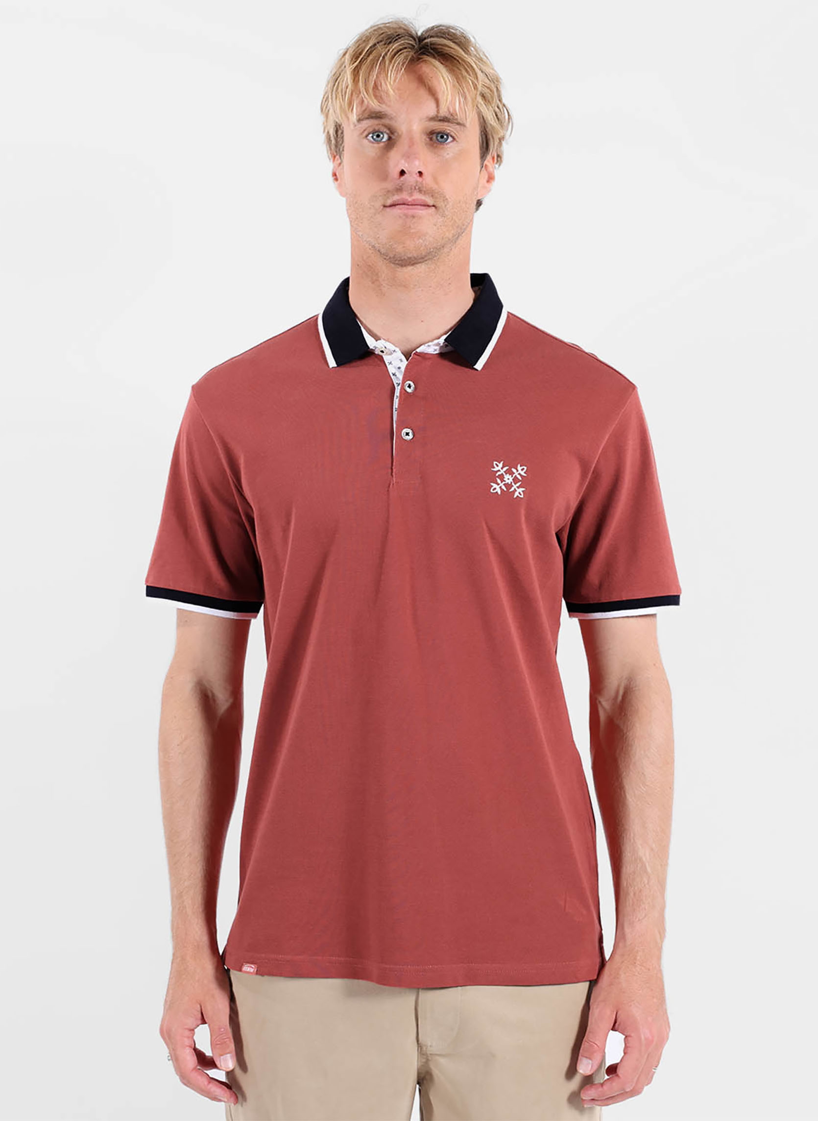 Polos NACHEM homme rouge Oxbow Polos NACHEM homme rouge Rouge