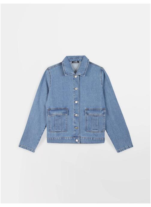 TBS Vestes Doudoune FAHRAVES BLEACH femme bleu